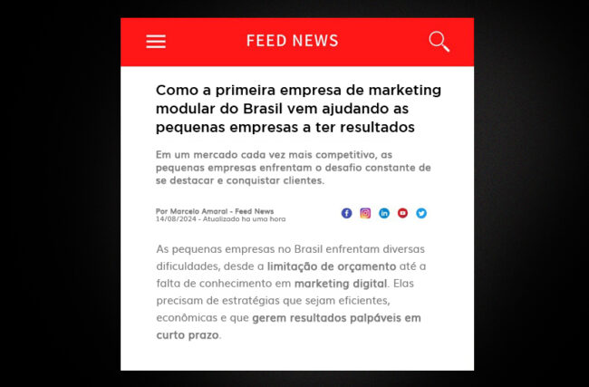 Como a Primeira Empresa de Marketing Modular do Brasil Vem Ajudando as Pequenas Empresas a Ter Resultados